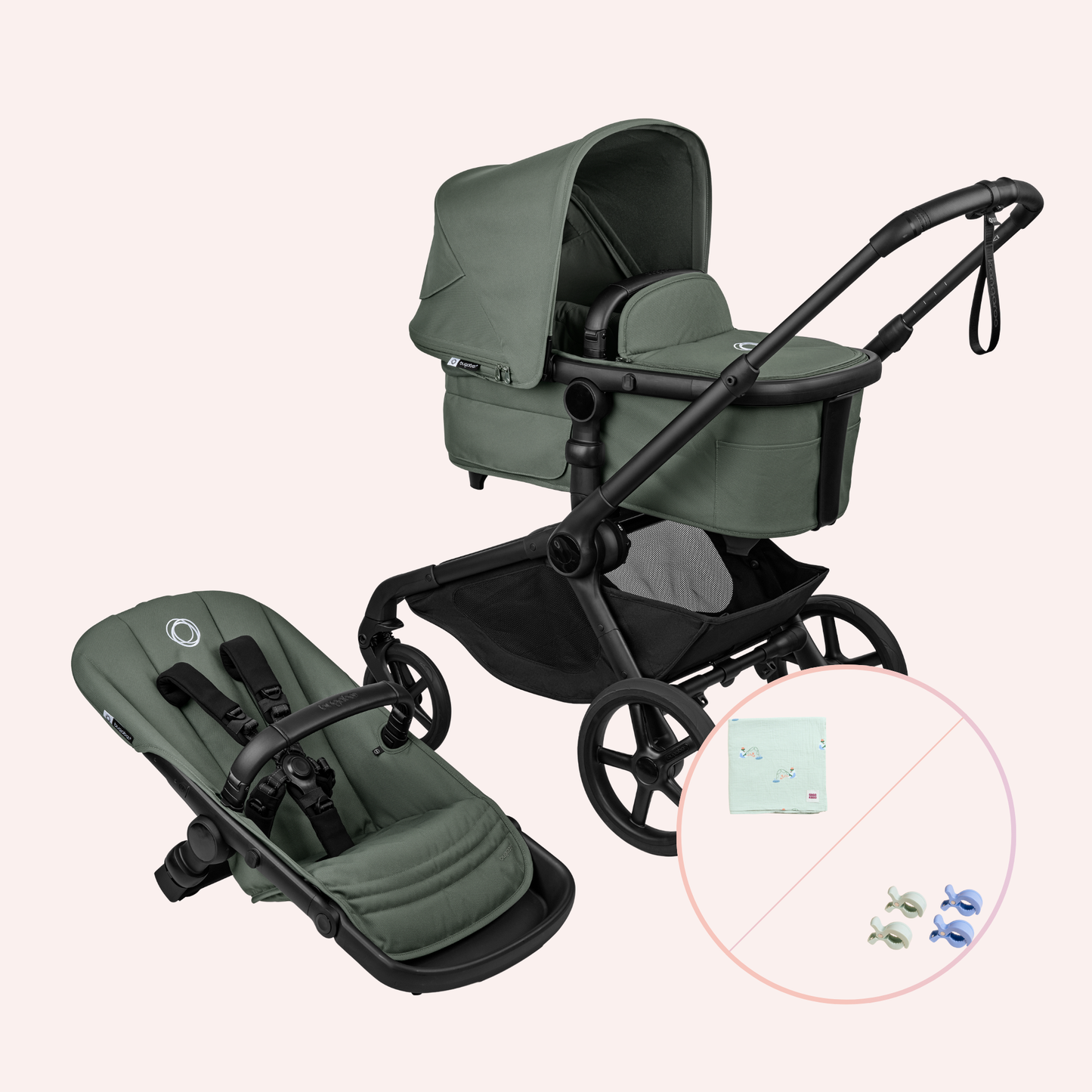 Bugaboo Kangaroo Bassinet and Seat Pram