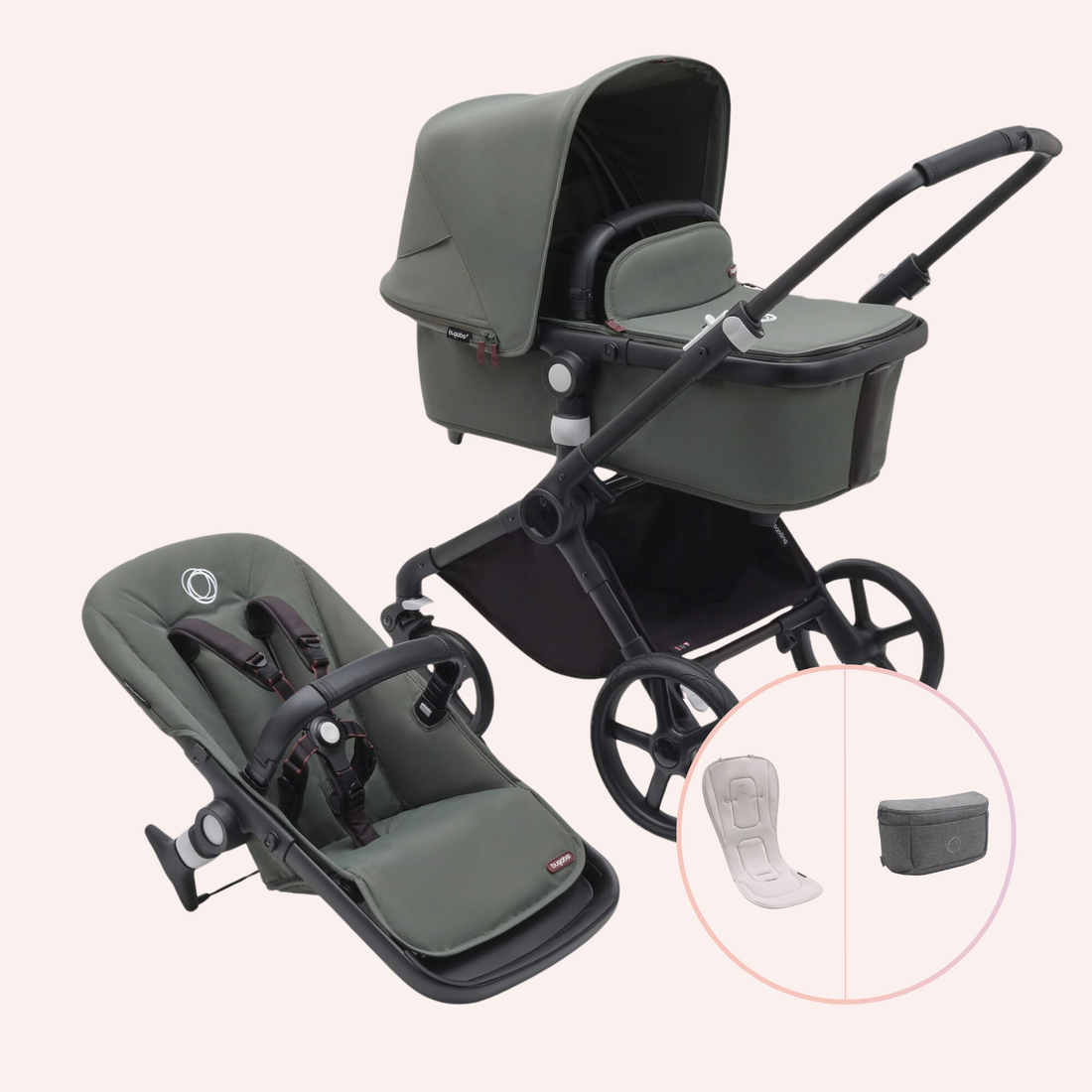 Bugaboo Fox Cub Bassinet and Seat Pram