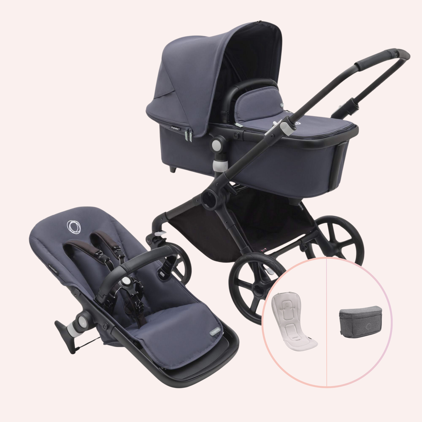 Bugaboo Fox Cub Bassinet and Seat Pram