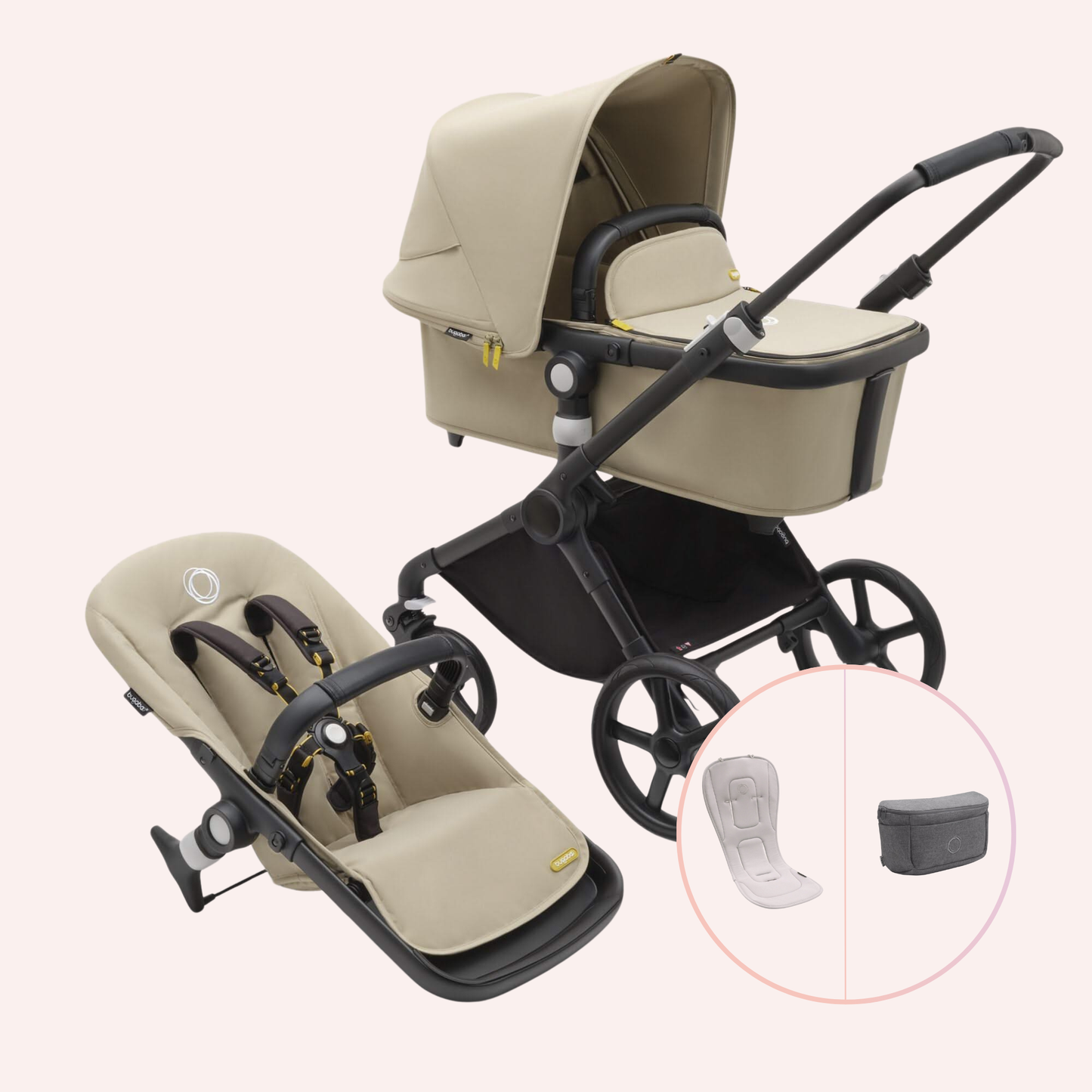 Bugaboo Fox Cub Bassinet and Seat Pram