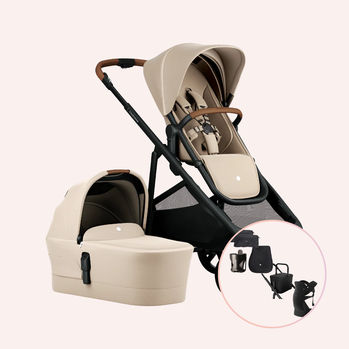Babybee Juno Bassinet and Seat Pram