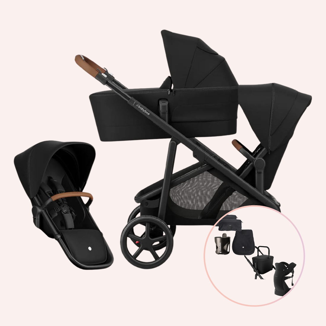 Babybee Juno Double Pram