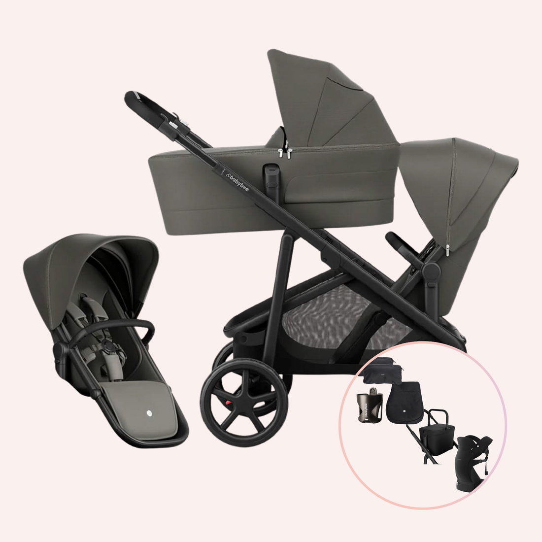 Babybee Juno Double Pram