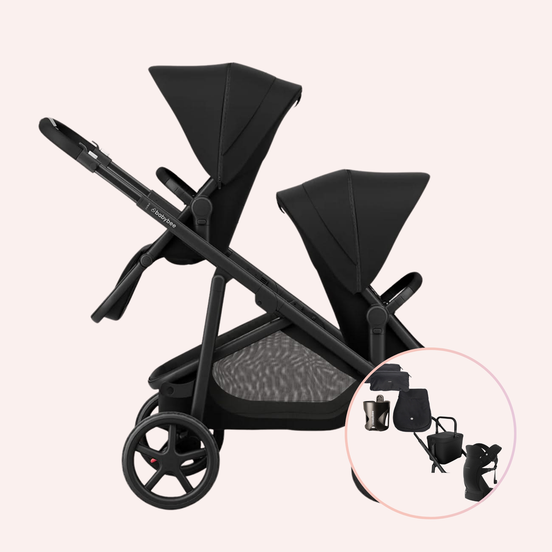 Babybee Juno Two Seat Set Pram
