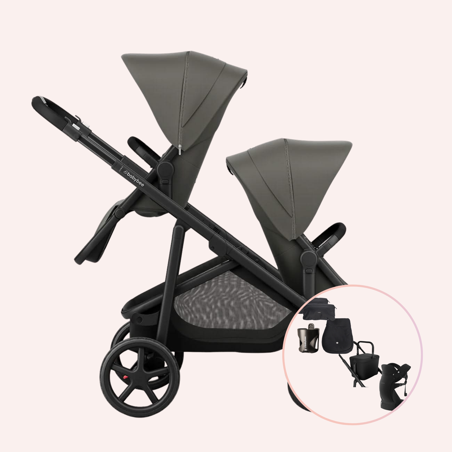 Babybee Juno Two Seat Set Pram