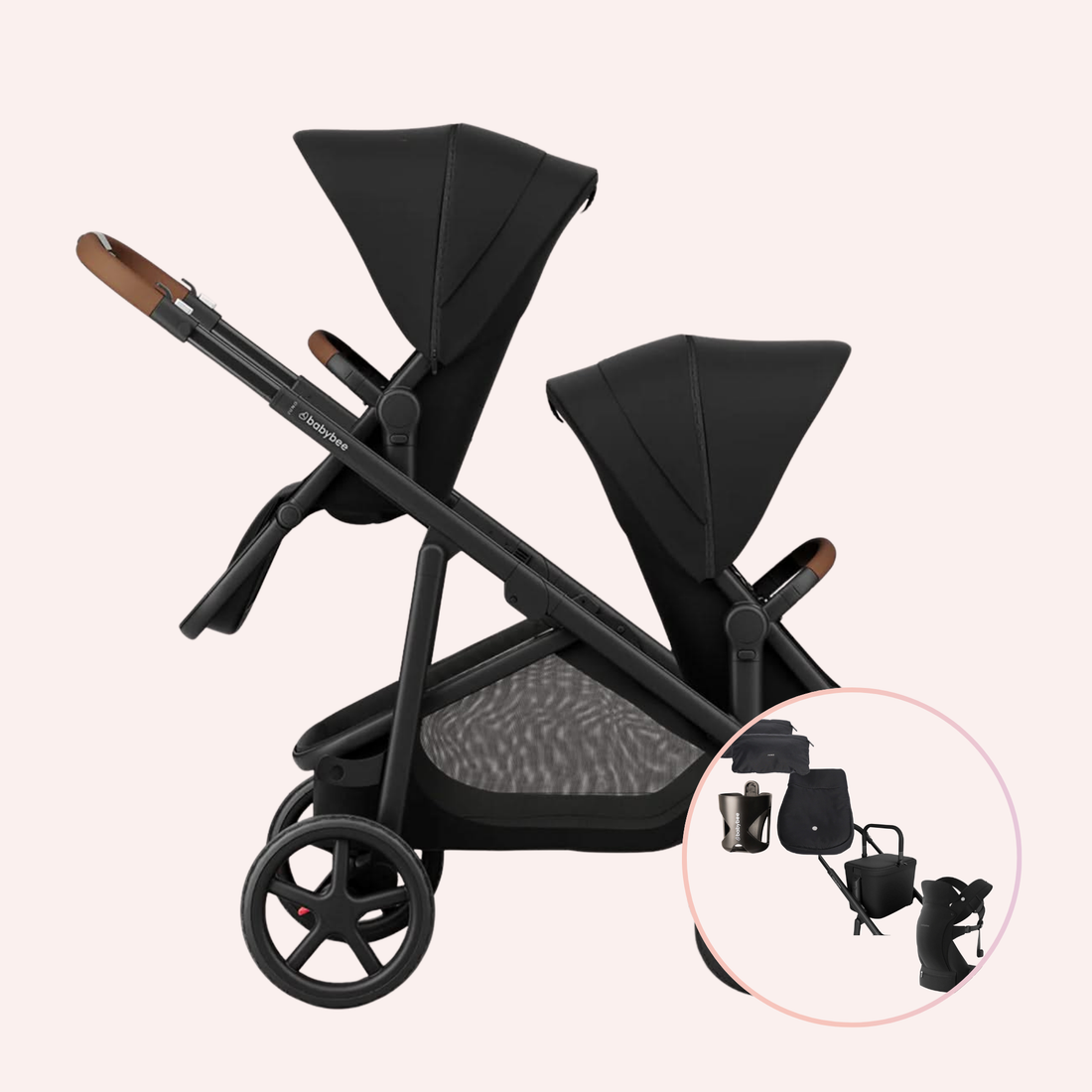 Babybee Juno Two Seat Set Pram