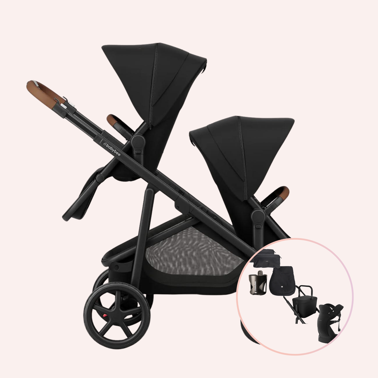 Babybee Juno Two Seat Set Pram