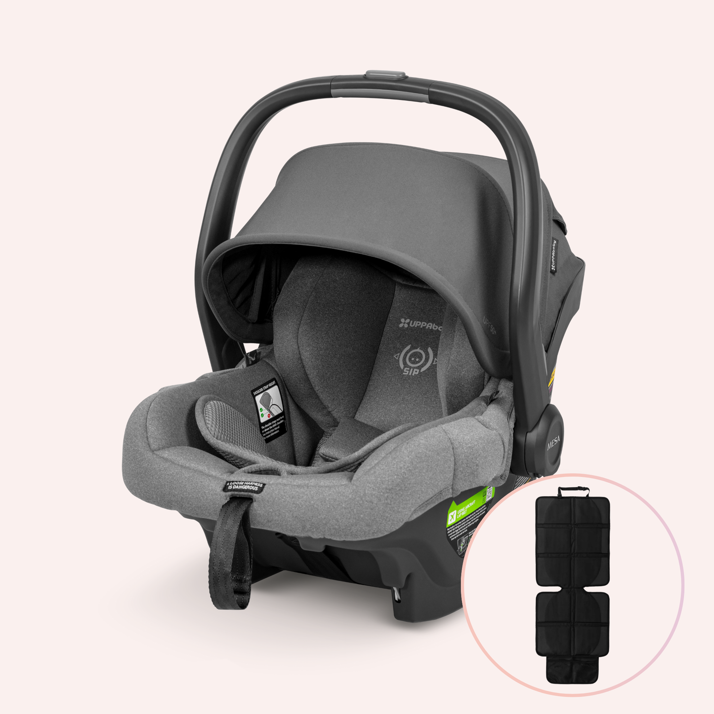 UPPAbaby Mesa Car Seat Capsule - Charcoal (Greyson)