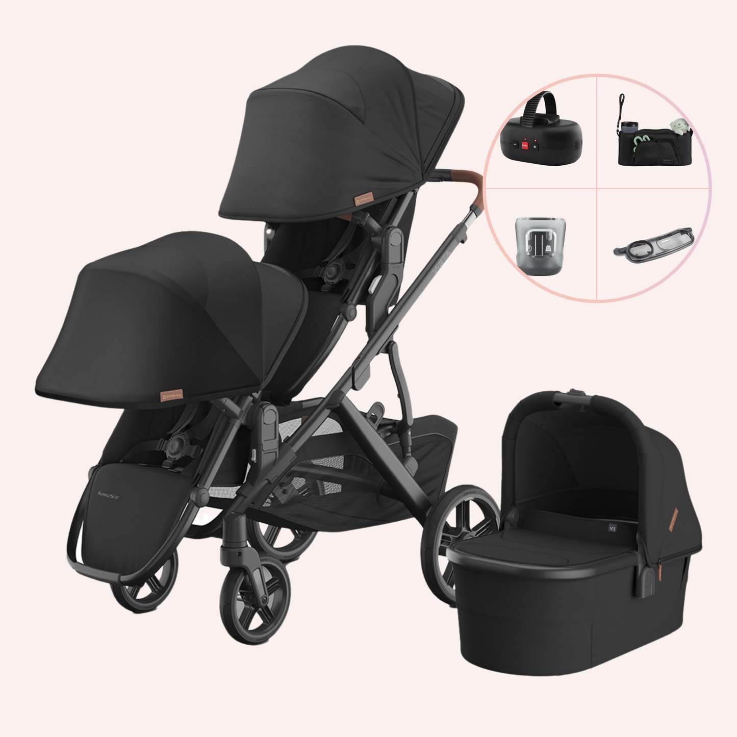 UPPAbaby VISTA V3 Double Pram - Nori