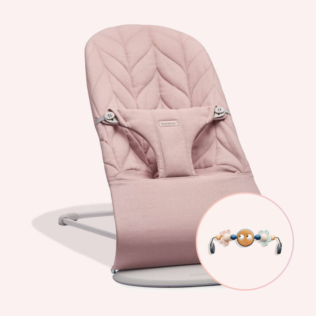 Bouncer Bliss Petal Quilt - Dusty Pink Cotton