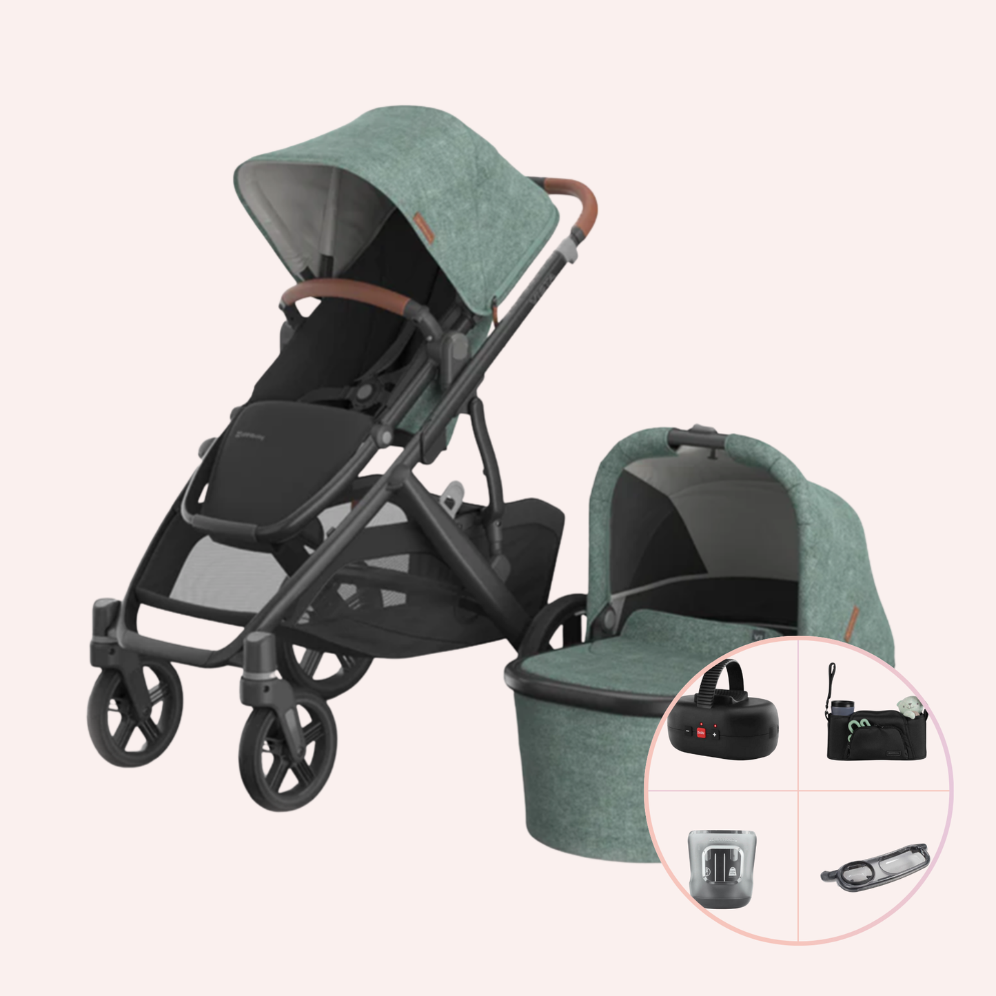 UPPAbaby VISTA V3 Bassinet and Seat Pram