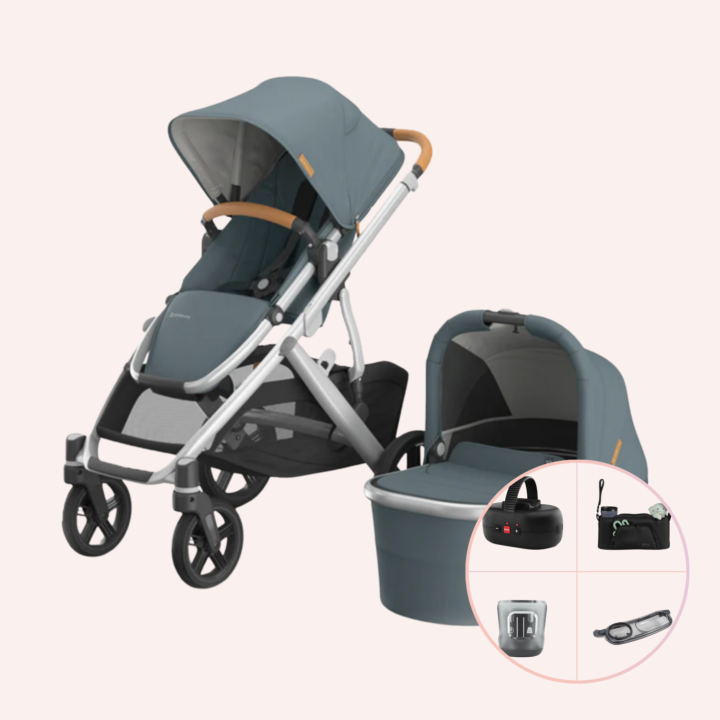 UPPAbaby VISTA V3 Bassinet and Seat Pram