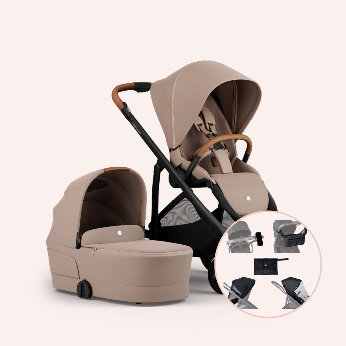 Babybee Alto Bassinet & Seat Pram