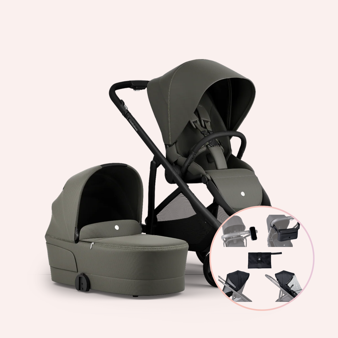 Babybee Alto Bassinet & Seat Pram