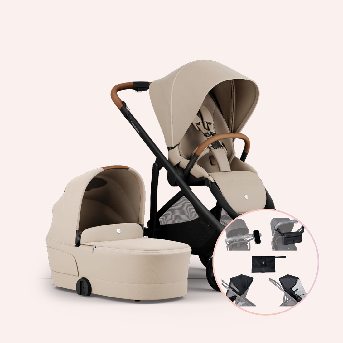 Babybee Alto Bassinet & Seat Pram