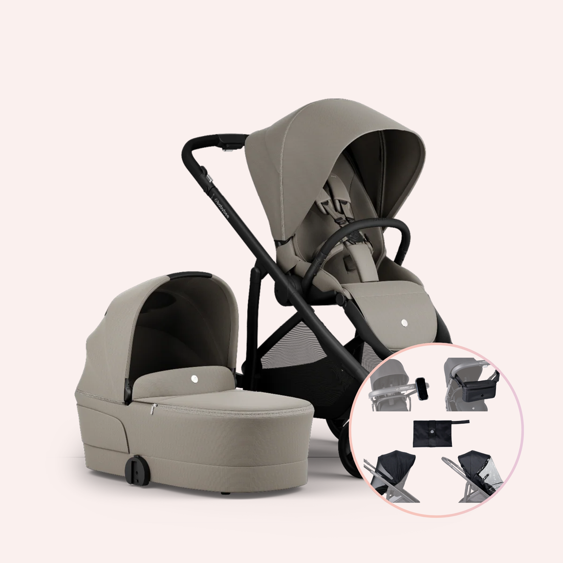 Babybee Alto Bassinet & Seat Pram