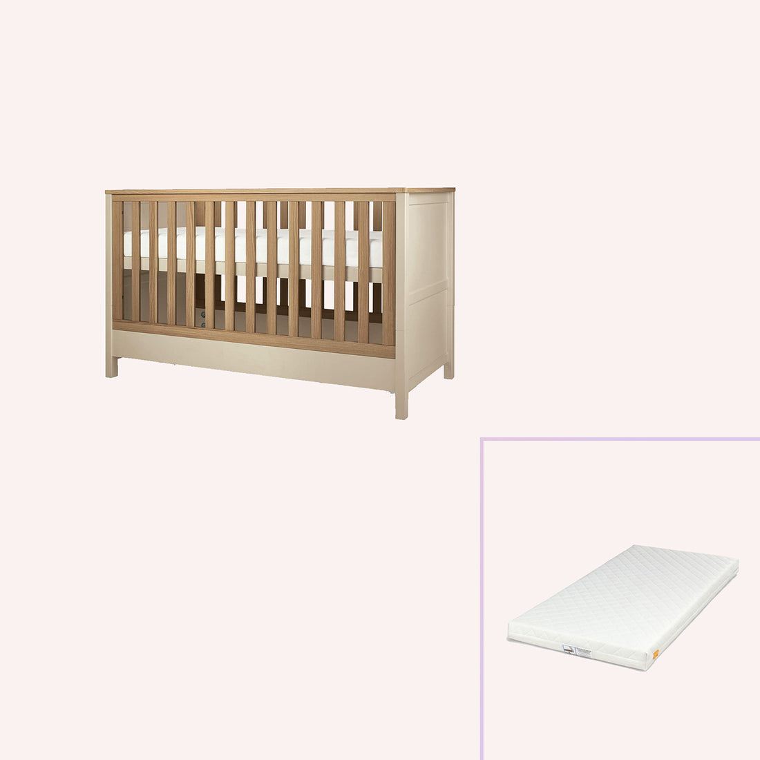 Harwell Cot Bed - Cashmere