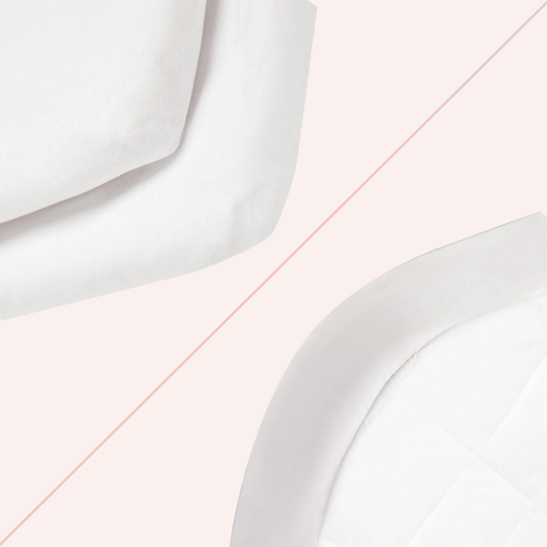 GWP Lua Bedside Crib Sheets & Mattress Protector