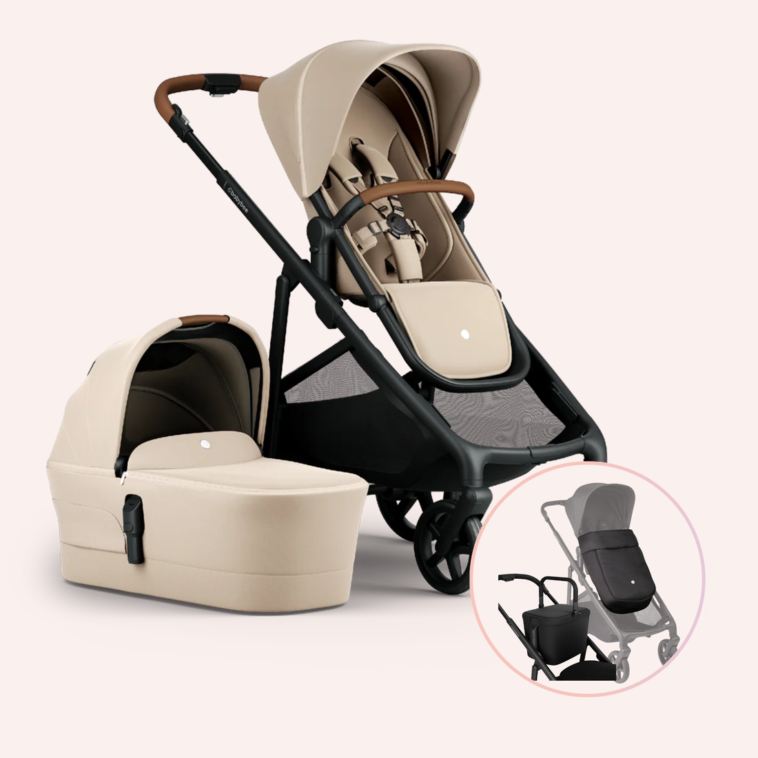 Babybee Juno Bassinet and Seat Pram