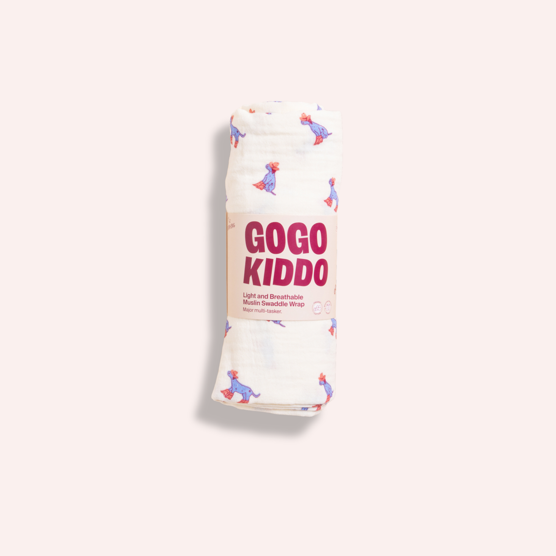 Light and Breathable Muslin Swaddle Duo - Yeehaw Dog