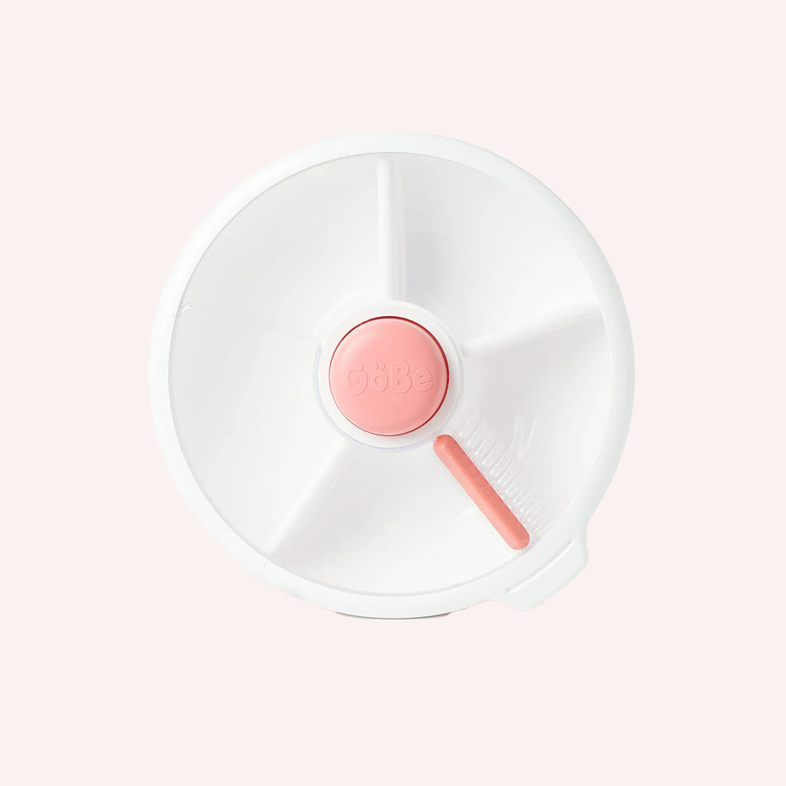 Large Snack Spinner - Coral Pink