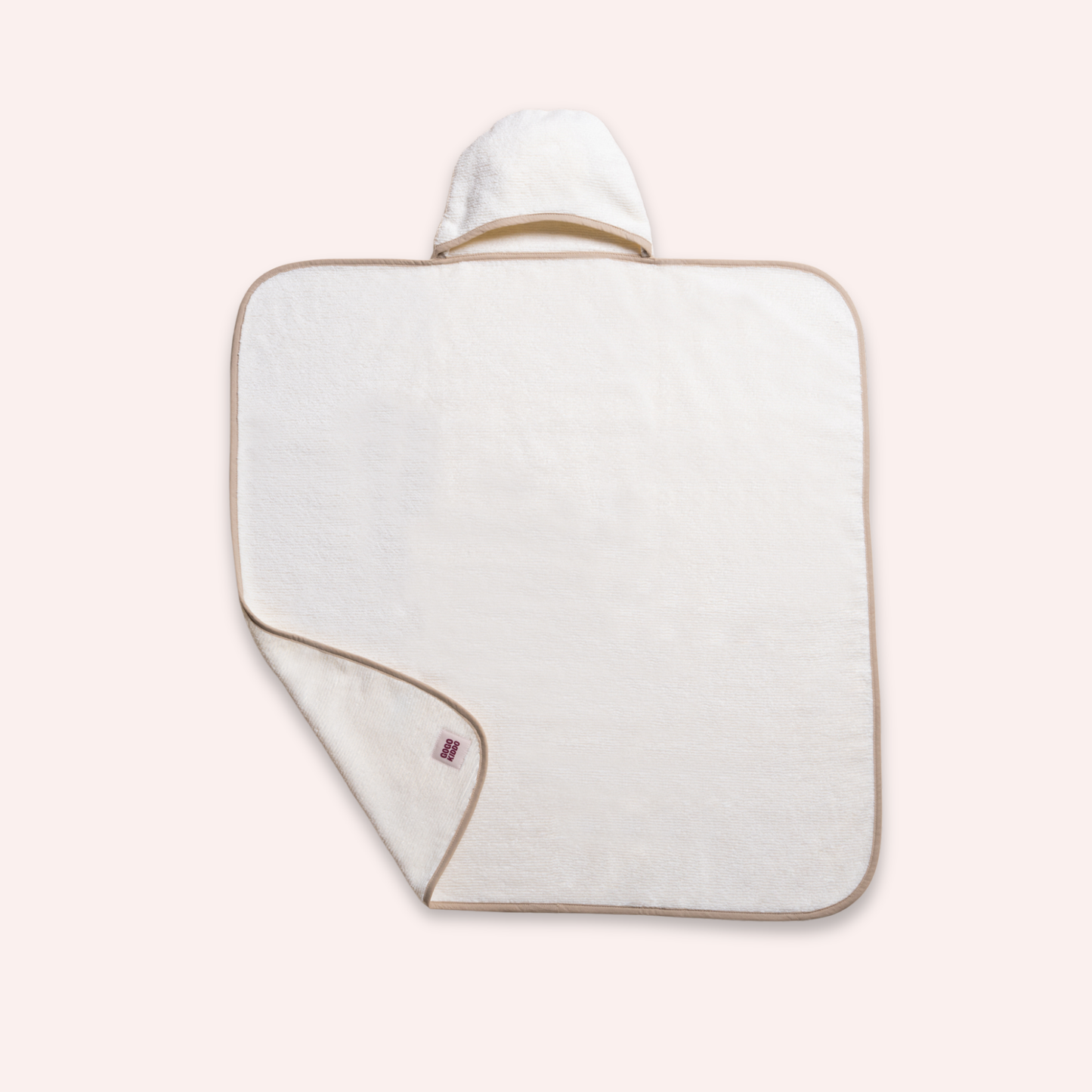 Super Soft Hooded Bath Towel - Ivory/Natural