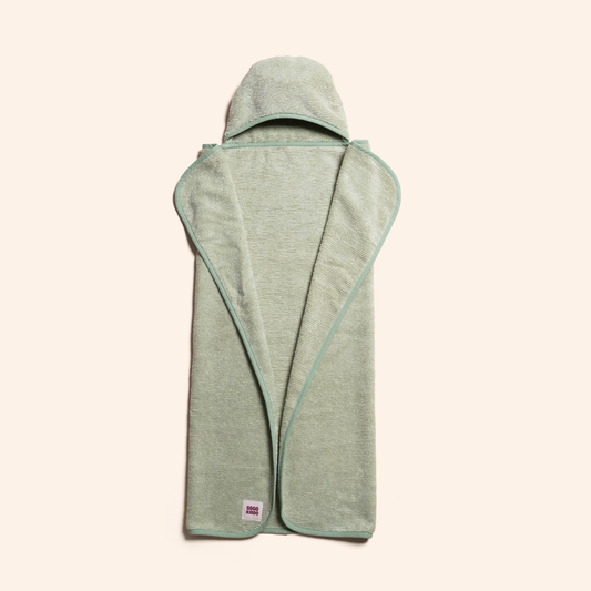 Super Soft Hooded Bath Towel - Matcha/Eucalyptus