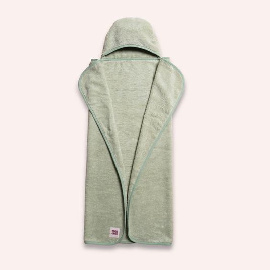 Super Soft Hooded Bath Towel - Matcha/Eucalyptus