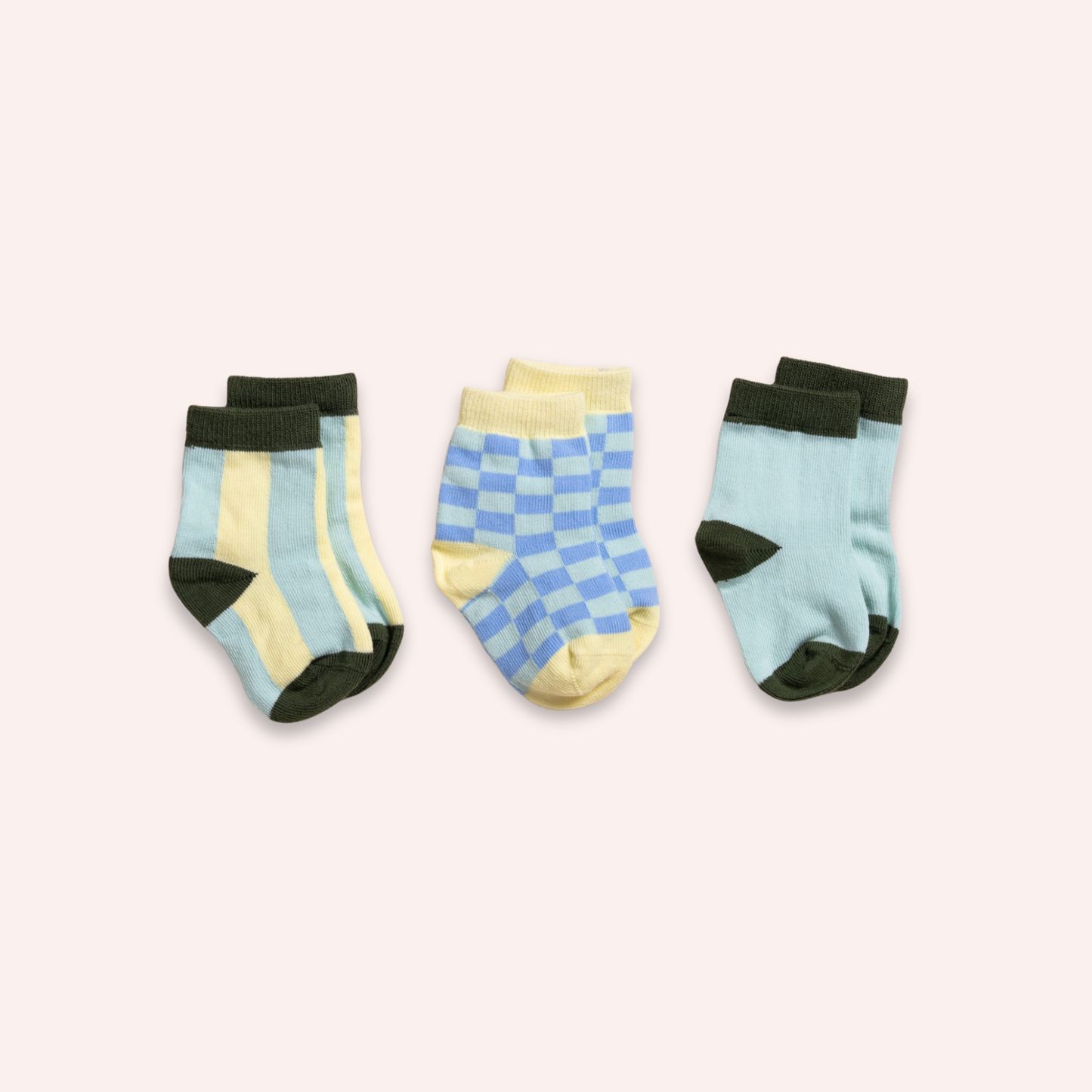 Too Cute Baby Sock Trio - Farmers Market