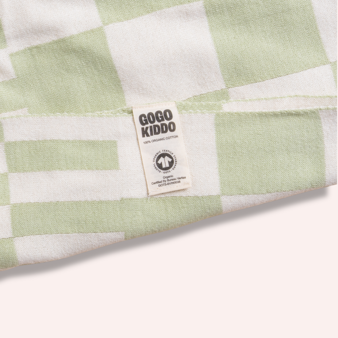 Cosy Baby Blanket - Tri-Check Sage