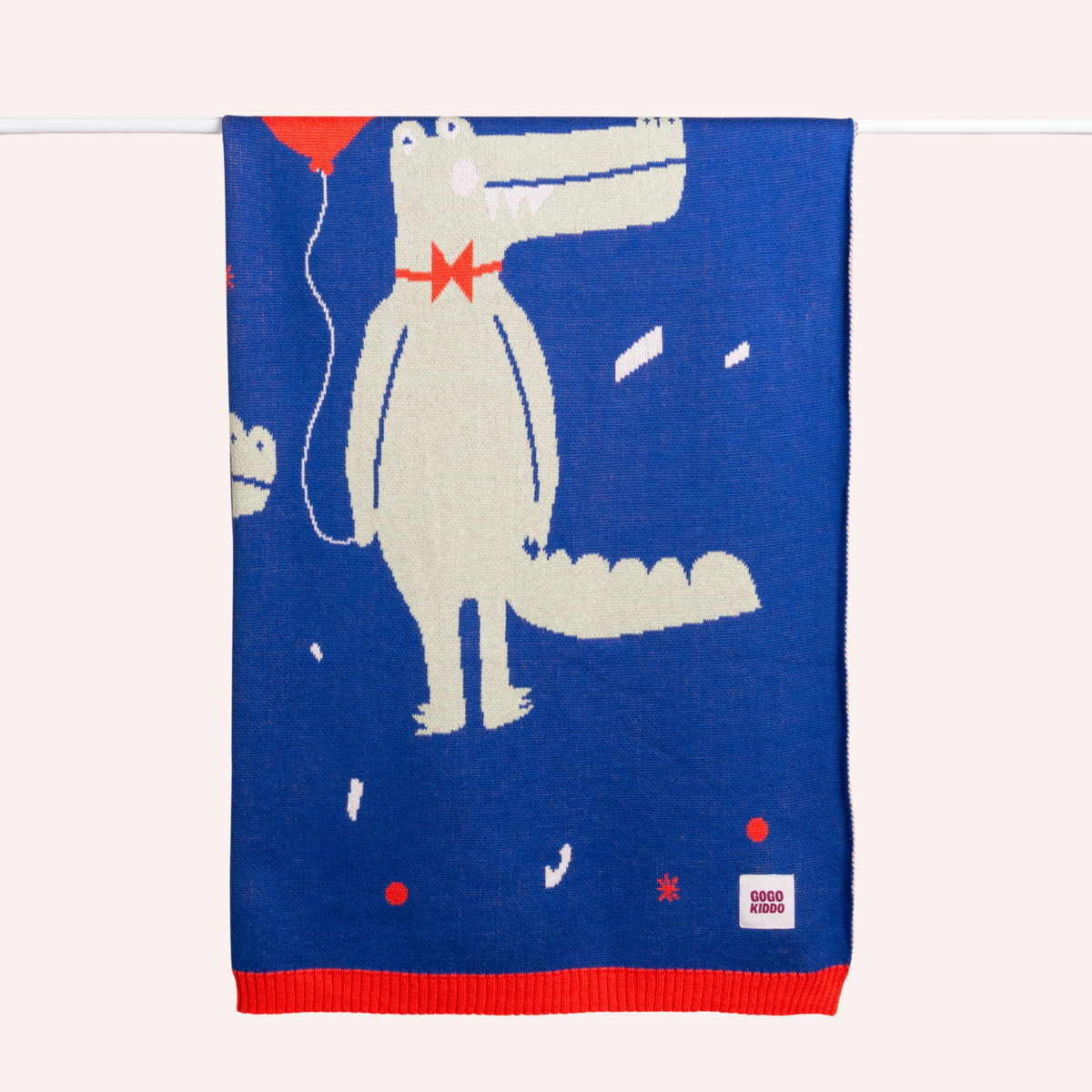 Cosy Baby Blanket - Crocodile Party