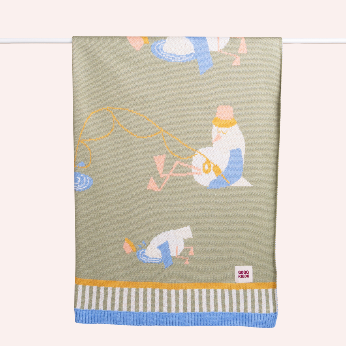Cosy Baby Blanket - Gulls Gone Fishing