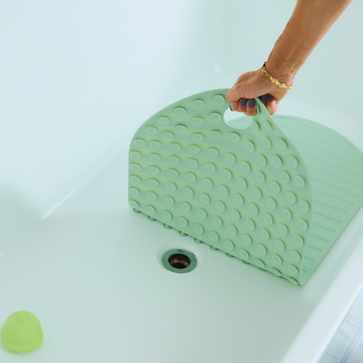 Very Clever Non-Slip Bath Mat - Mint