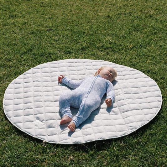 Linen Play Mat - Oatmeal