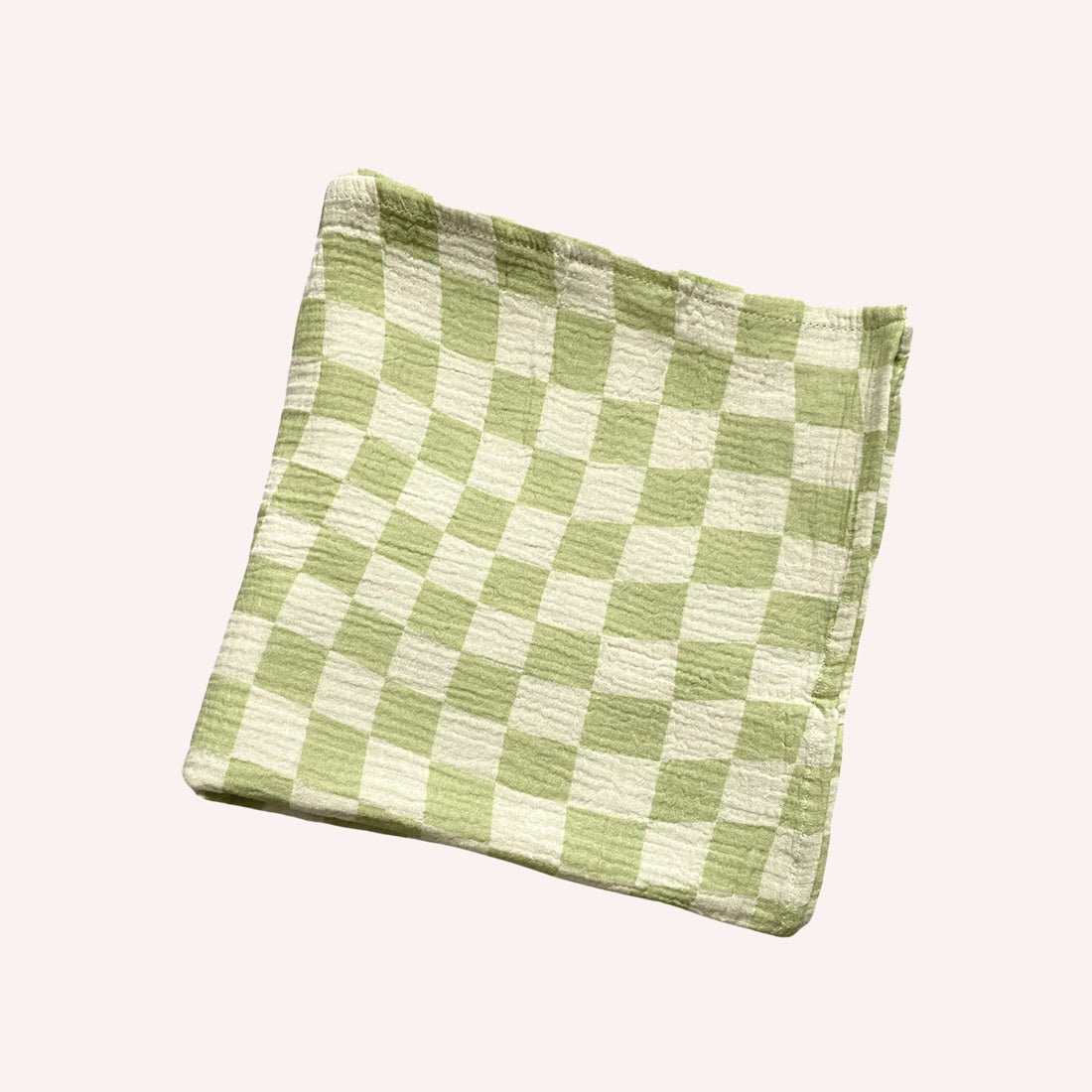 Wavy Baby Organic Swaddle - Lime