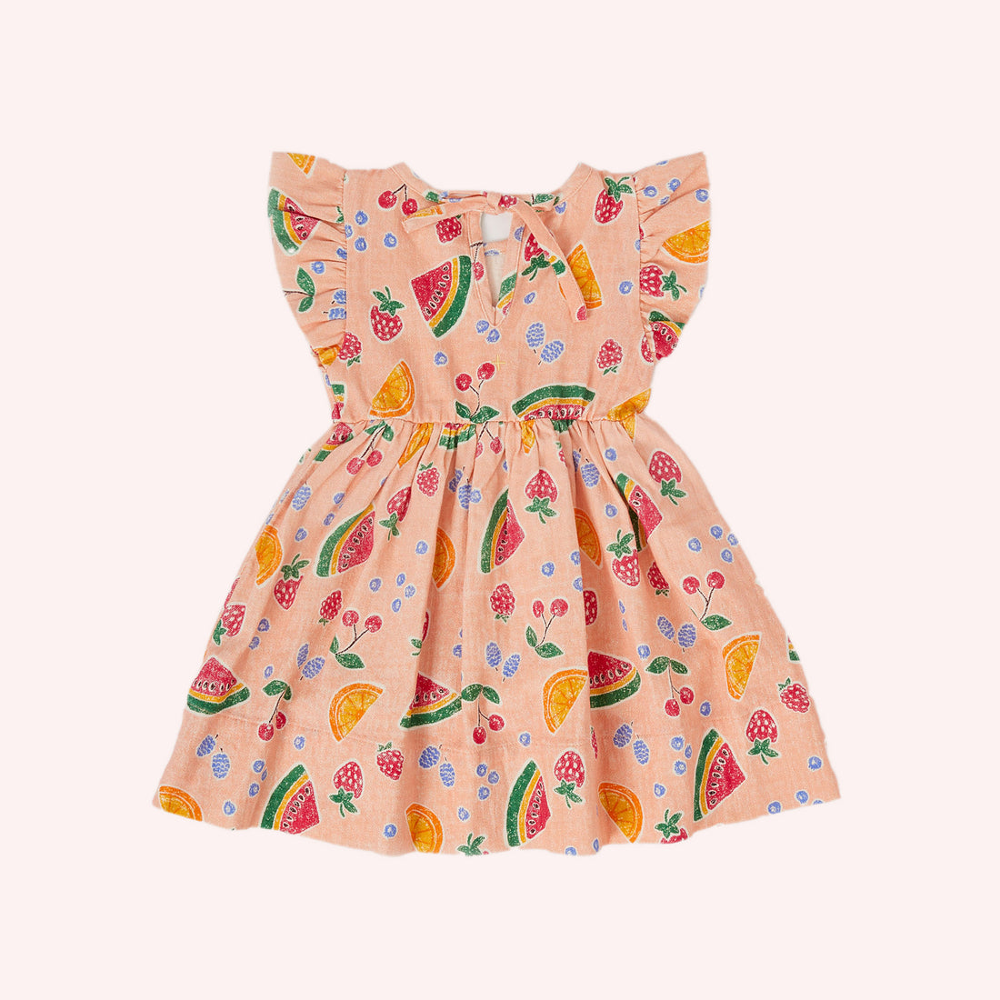 Lyla Linen Dress Fruit Salad