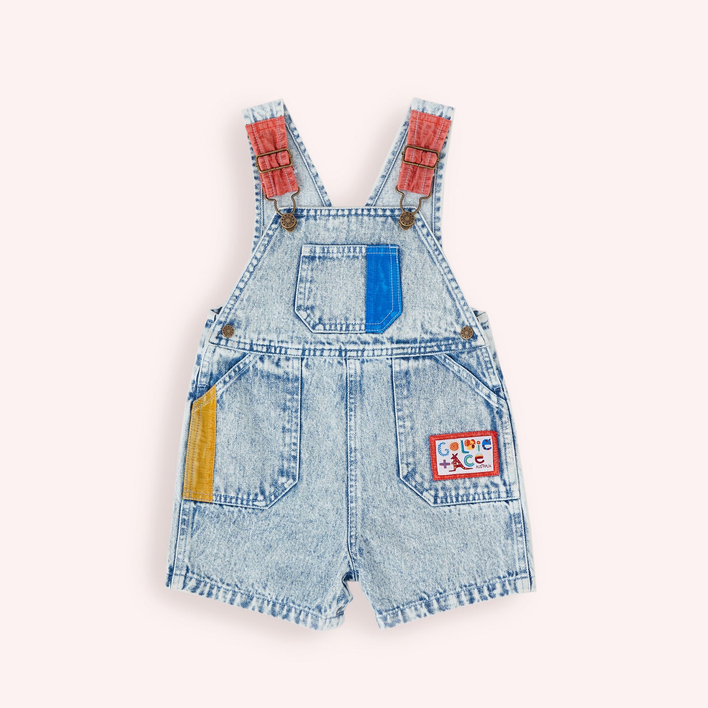 Burton Colour Pop Cargo Denim Overalls