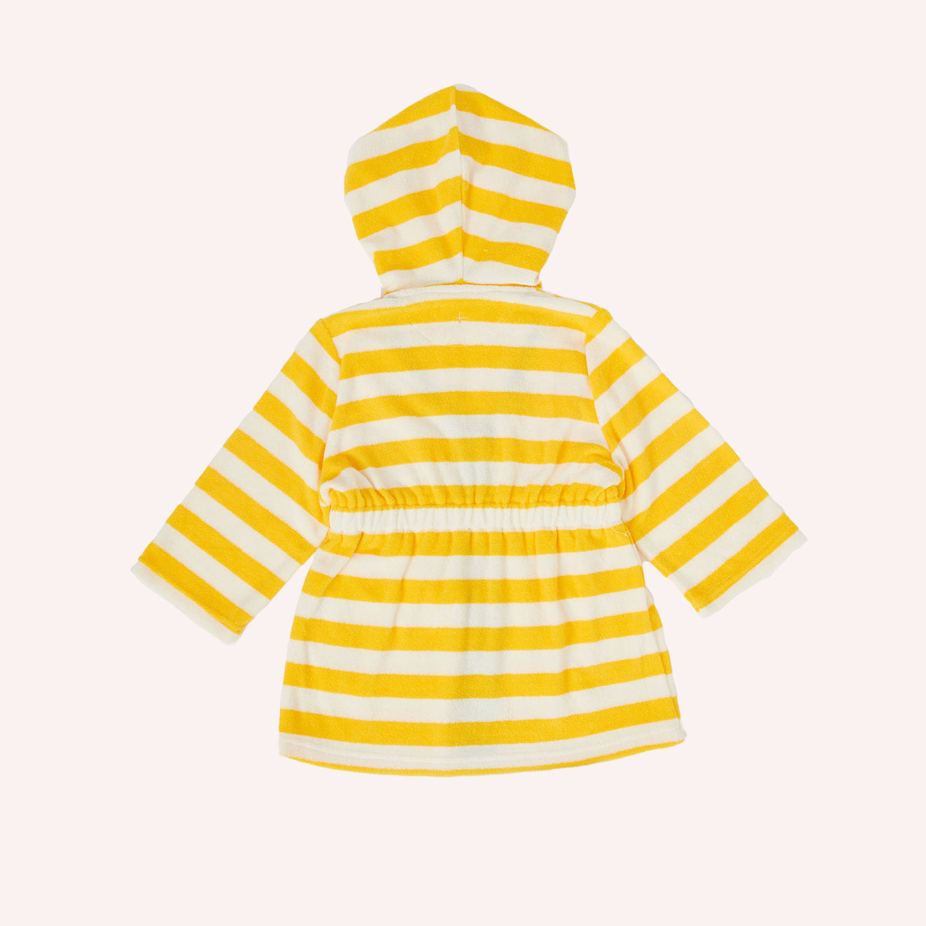 Terry Towelling Cover Up - Lemon Yellow Stripe