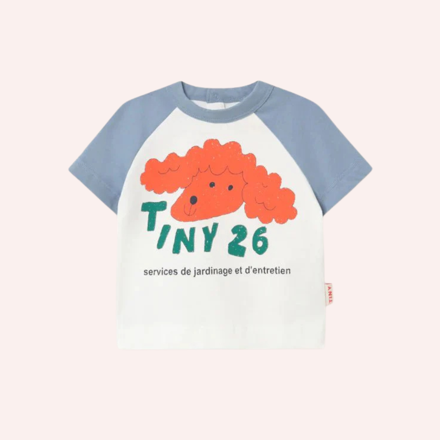 Graphic Baby Tee - Red Dog