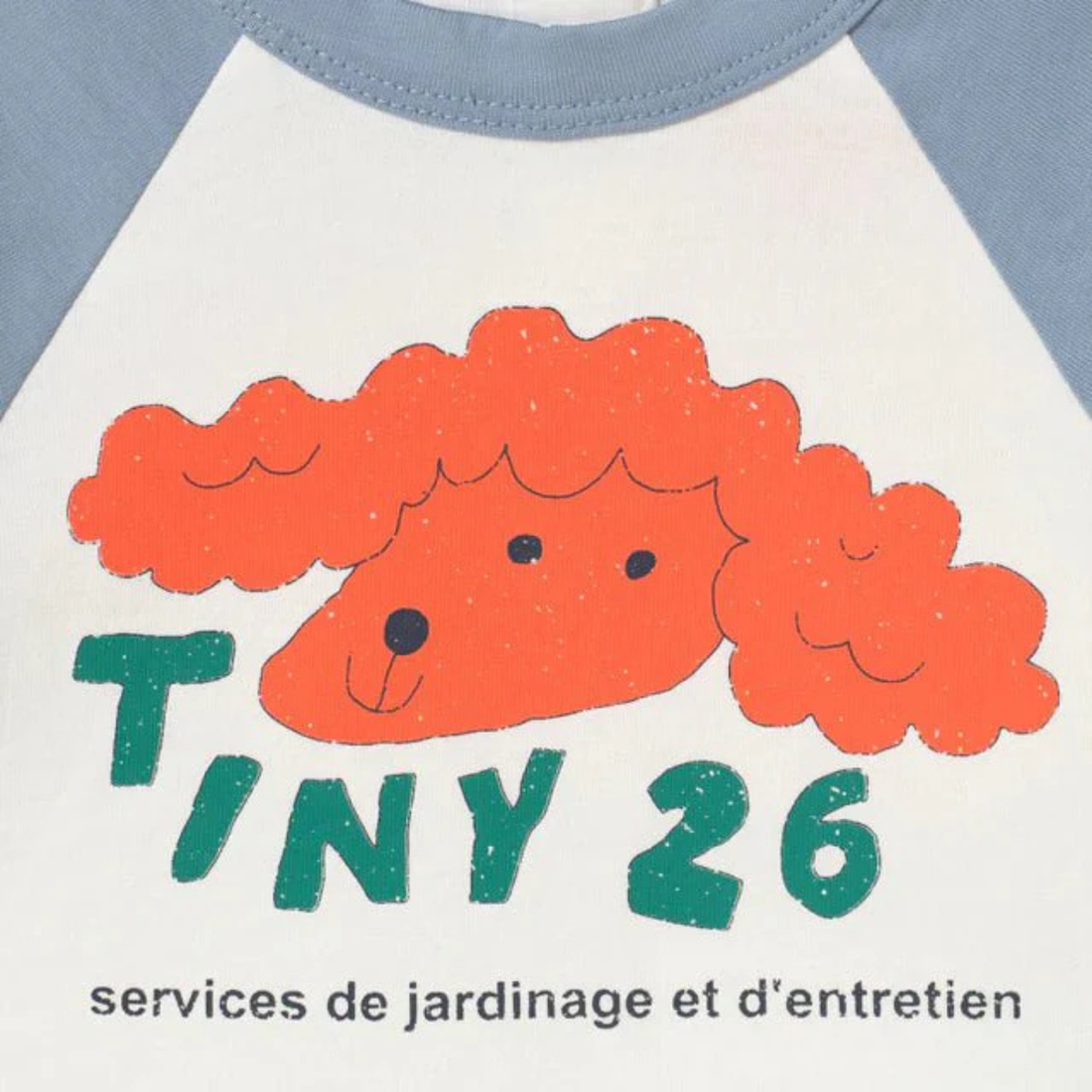 Graphic Baby Tee - Red Dog