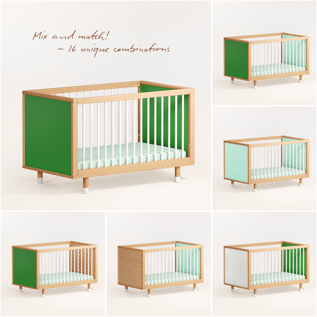 Bold Baby Customisable Cot