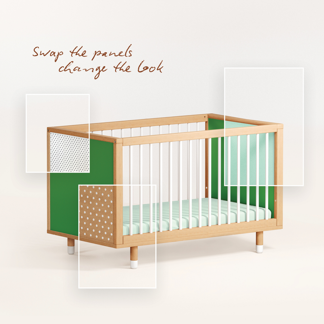 Bold Baby Customisable Cot