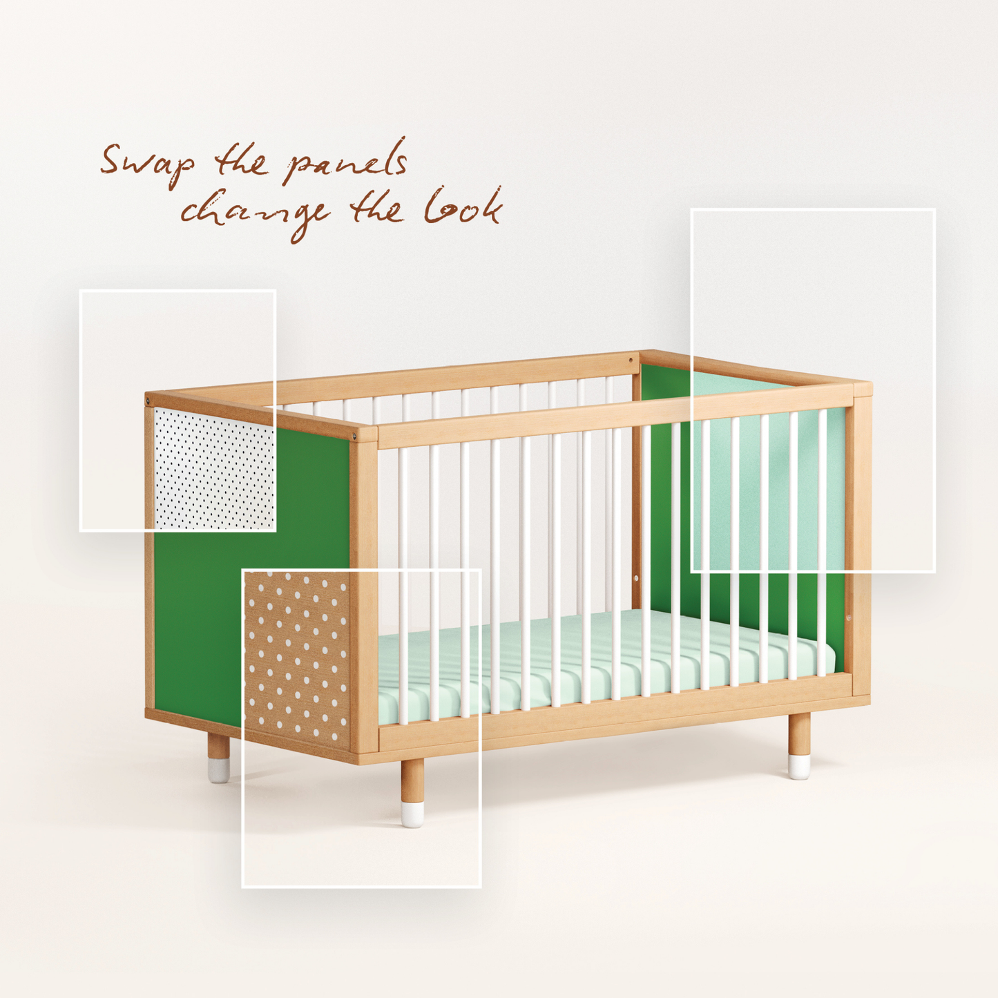 Bold Baby Customisable Cot