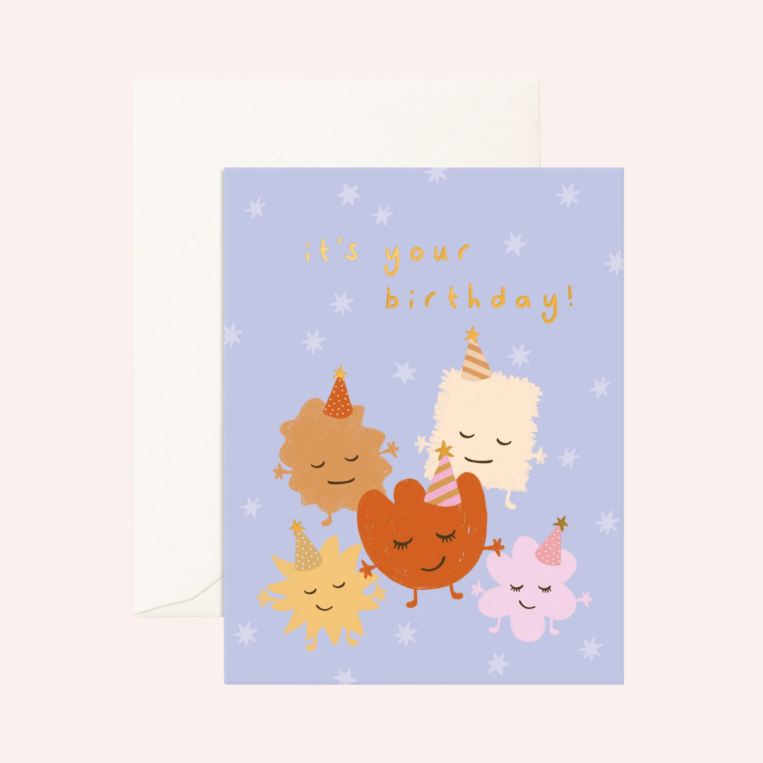 Greeting Card - Five Little Monsters