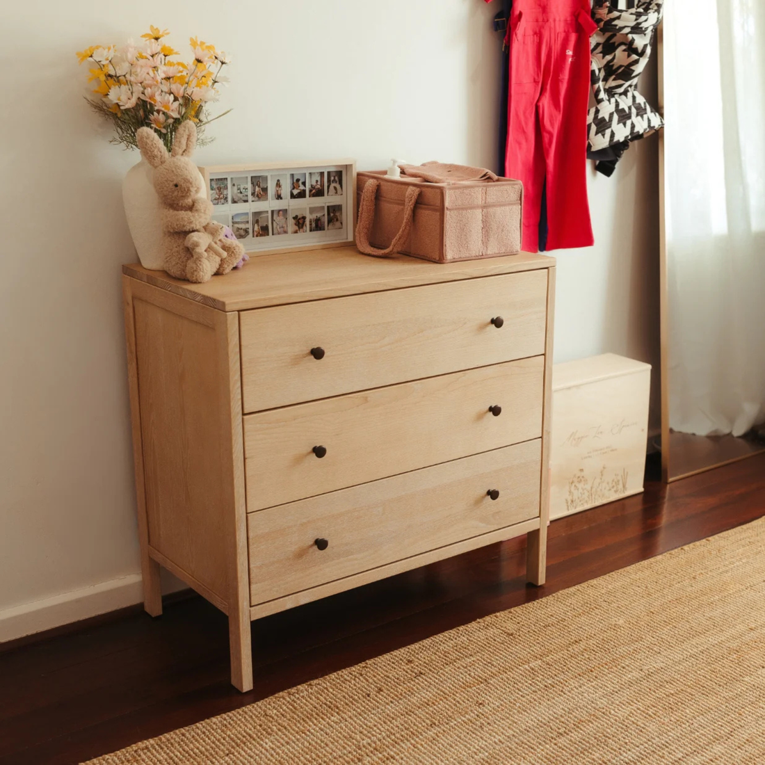 Grove Chest 3 Drawers - Vintage Ash