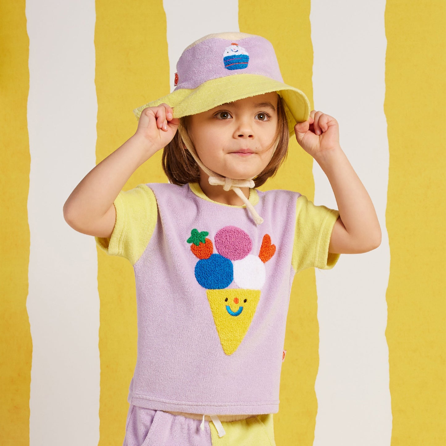 Terry Bucket Hat - Ice Cream