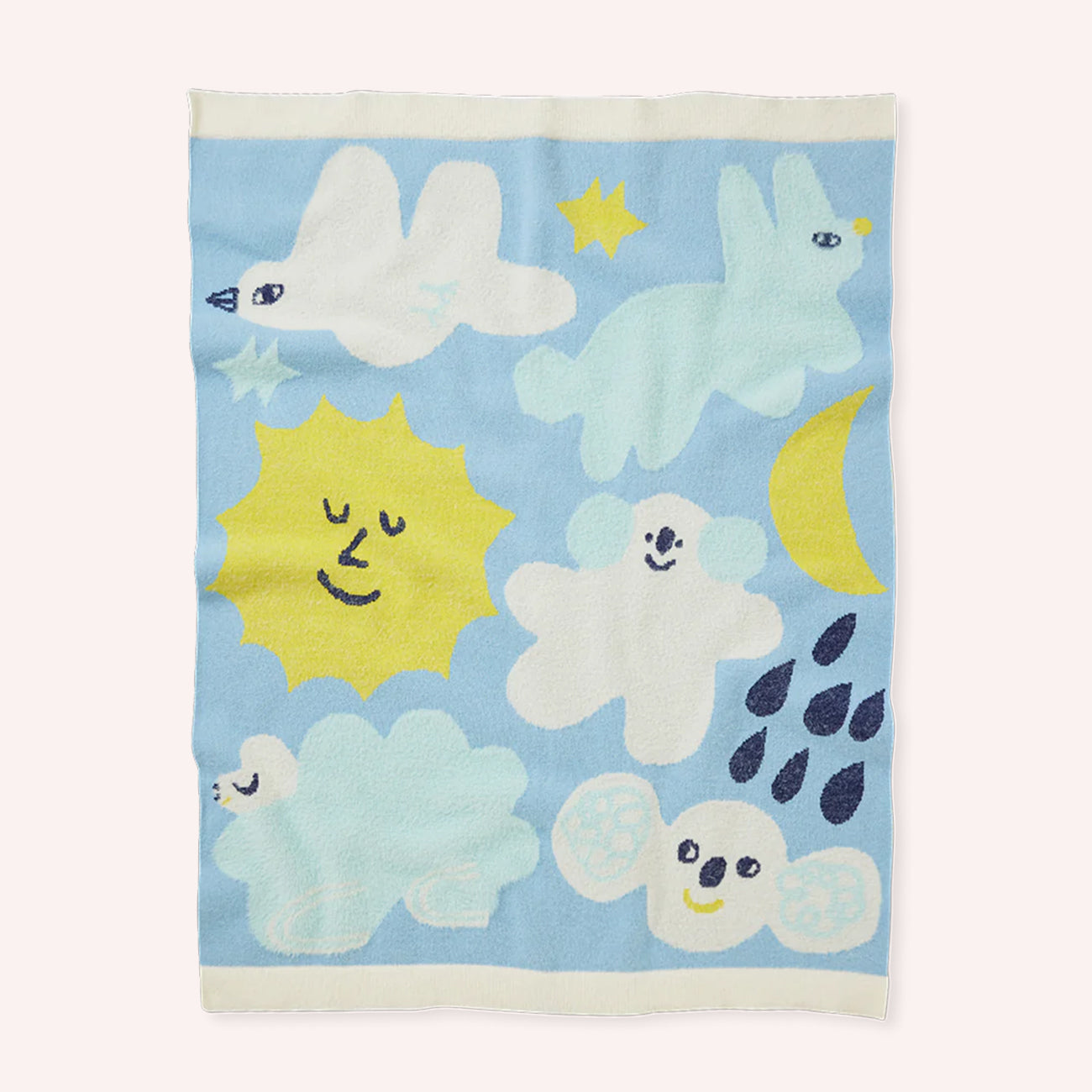 Fluffy Knit Blanket - I Spy In The Sky