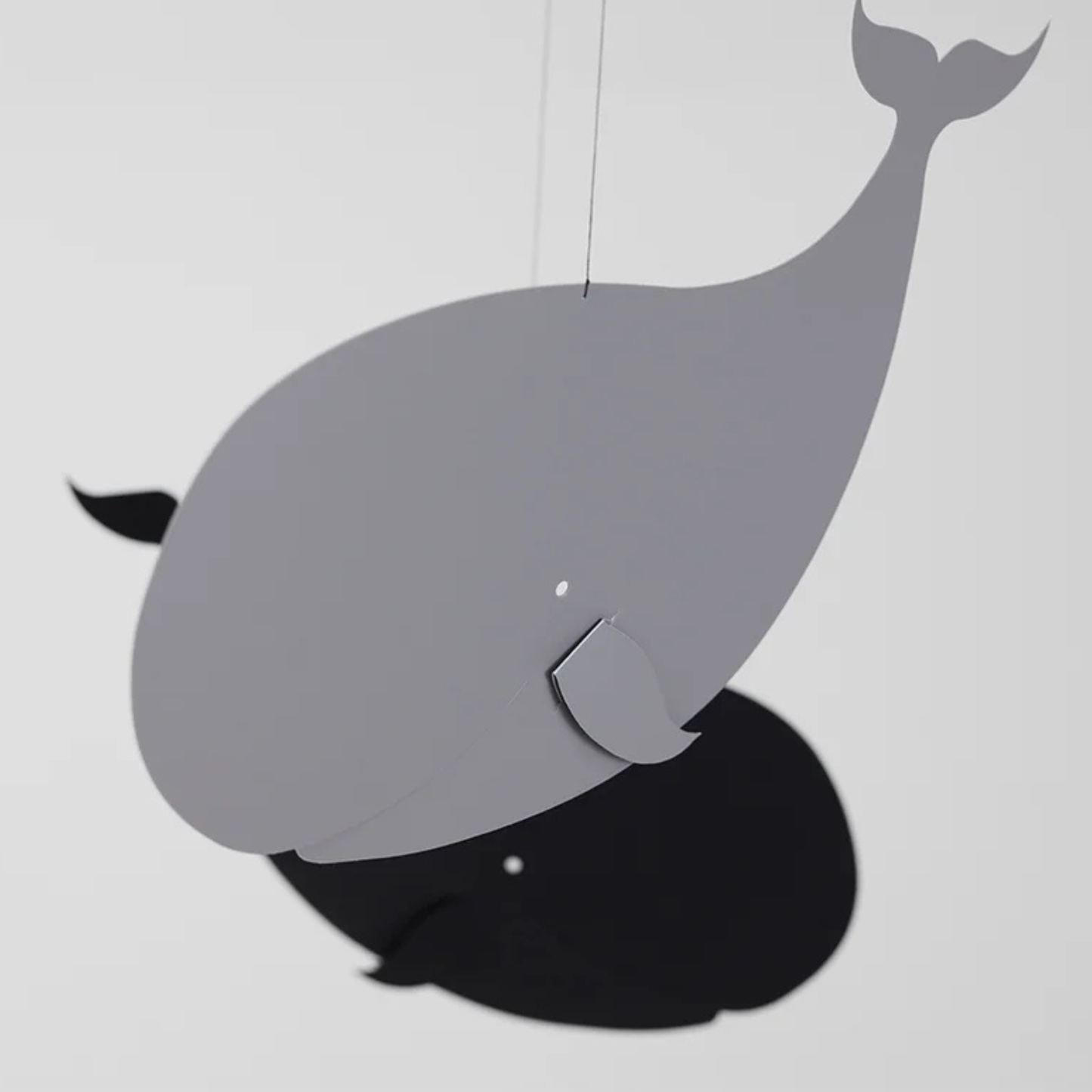 Happy Whales Mobile - Greyscale