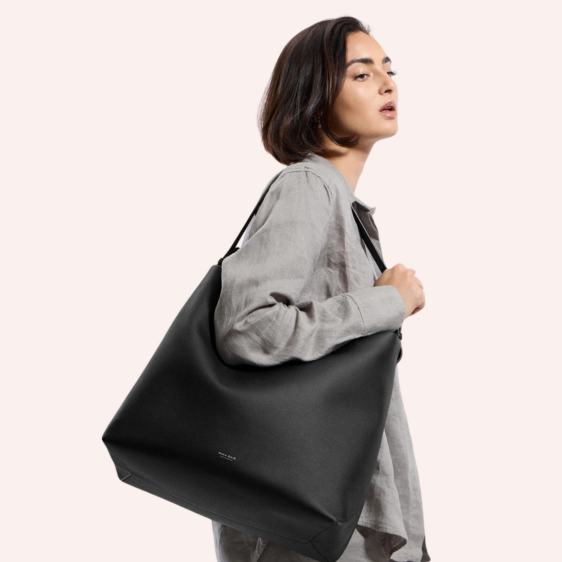 Harlow Full Vegan Bag - Black