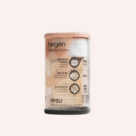 Hegen PCTO All Rounder Cup PPSU 240ml - White